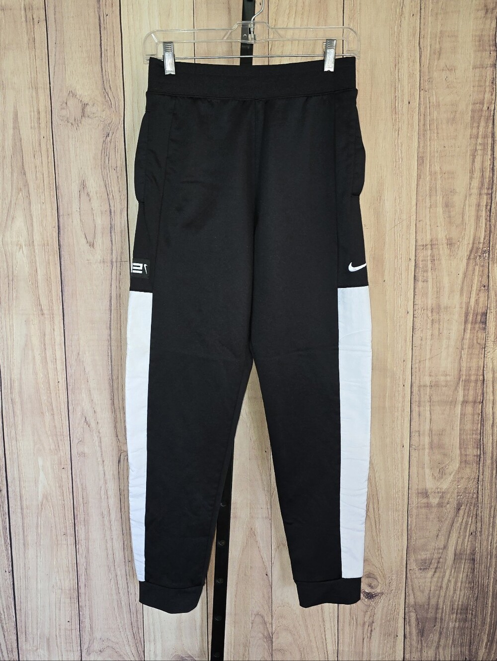 Nike Big Kids Black & White Athletic Jogger Pants